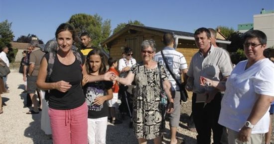 Jardins familiaux : remise des clés
