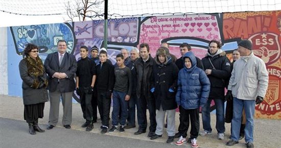 "Respect" pour le mur d'expression à Chaffunes