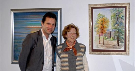 Un tableau offert à la mairie