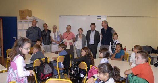 Rentrée scolaire : une visite du Maire pour aborder cette nouvelle année