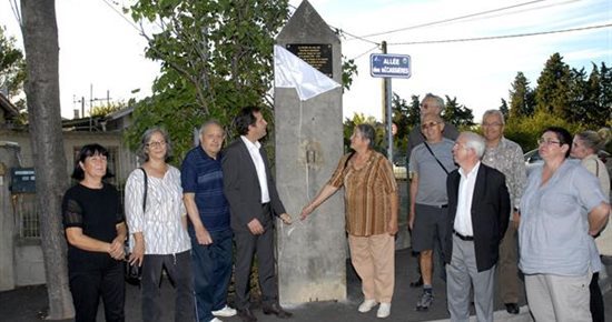 Travailleurs indochinois : les familles remercient la Ville de Sorgues