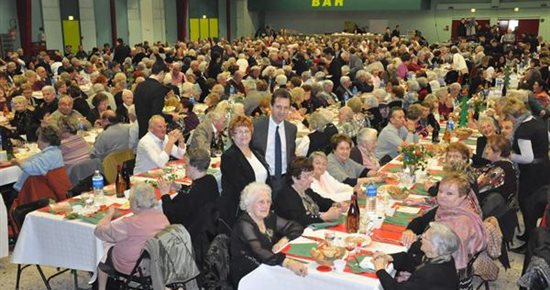 Repas de Noël des seniors en images