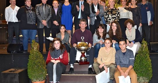 Cérémonie des trophées aux lauréats sportifs 2014