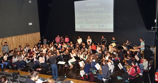 Répétitions pour le concert avec l’Orchestre Philarmonique de Radio France