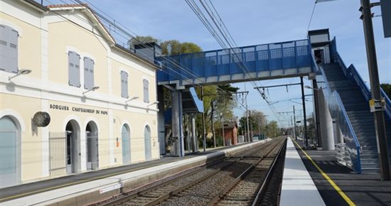 Réouverture de la ligne TER Sorgues-Carpentras le 25 avril