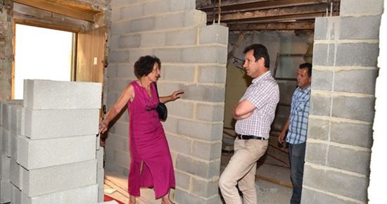 Visite des chantiers de la SEM