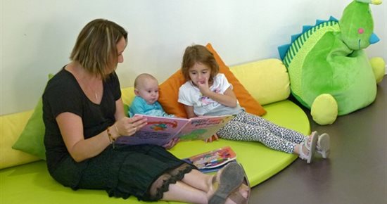 Nouveau : un coin  bébés lecteurs à la Médiathèque