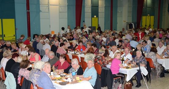 Repas d'automne 2015 : 400 convives attablés