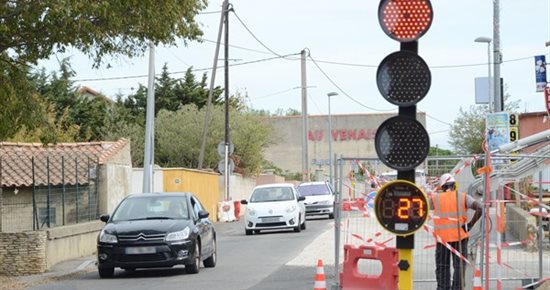 Travaux route d'Entraigues : restriction de circulation