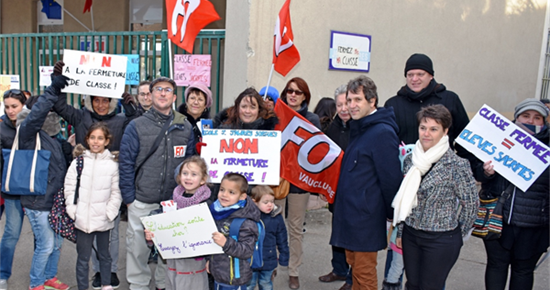 Le Maire soutient la mobilisation de l'école Jean Jaurès