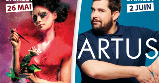 Artus et les comédies musicales au programme de ce printemps