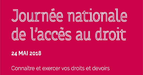 24/05 : Journée nationale d'accès au droit à  l'EEJD