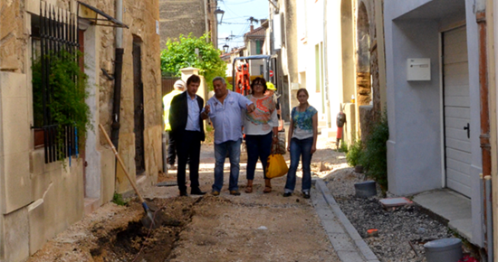 Rue Ducrès : les travaux avancent à bonne allure