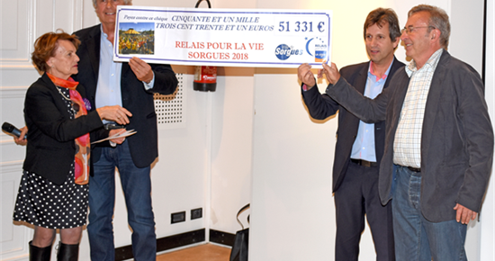 Relais pour la Vie : 51 331 € pour la Ligue contre le Cancer