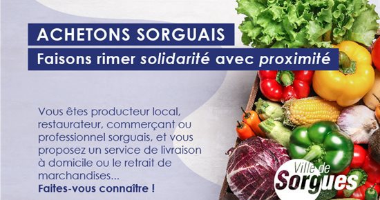 Achetons sorguais : faisons rimer solidarité avec proximité