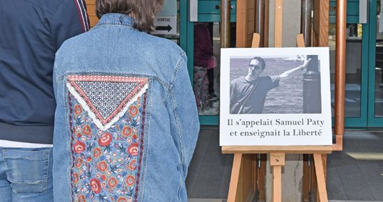 L’hommage de la Ville au professeur assassiné