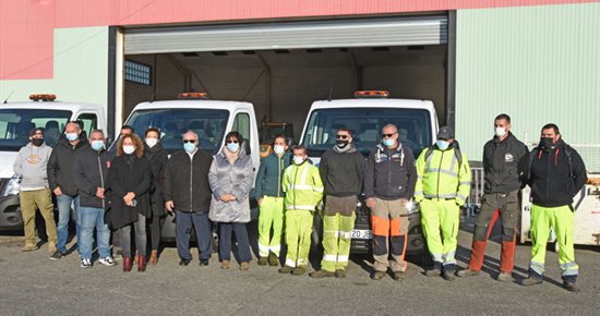Trois camions neufs pour les services des Sorgues du Comtat