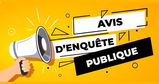 Enquête publique portant sur la modification n°2