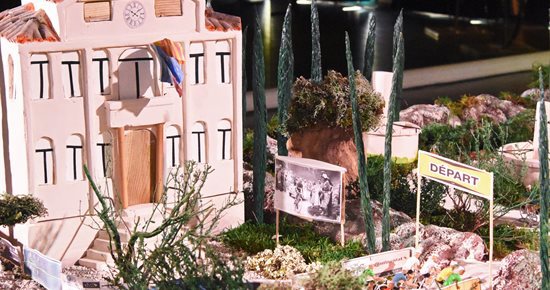 Maquette géante de l'étape par Alain Marie