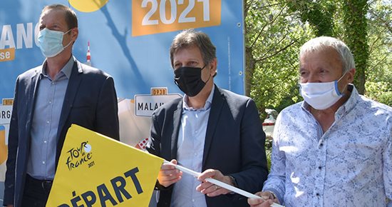 Le directeur du Tour de France Christian Prudhomme à Sorgues