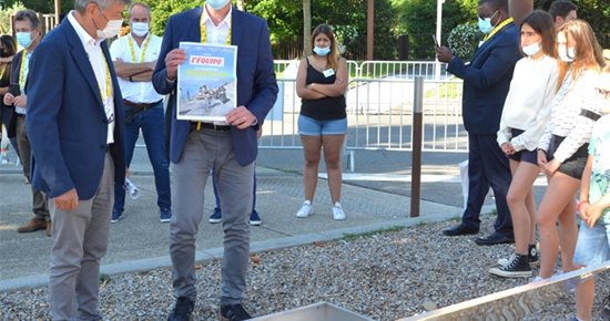 Mardi 13 juillet : la capsule temporelle sera enfouie pour 50 ans