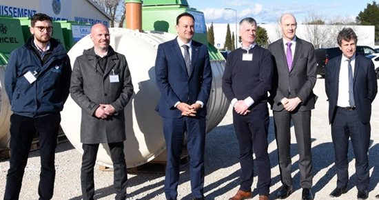 Le vice-Premier ministre irlandais en visite à Sorgues
