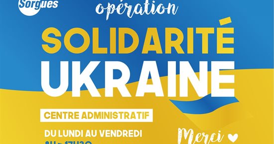 Solidarité Ukraine :  une collecte au Centre administratif