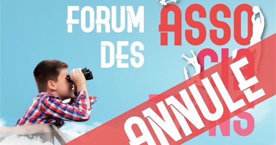 Forum des associations annulé
