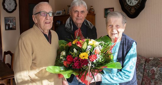 La Ville célèbre ses centenaires