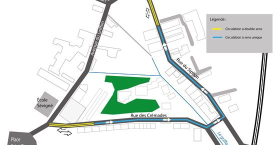 Mise en sens unique de la rue des Crémades et de la rue du Siphon