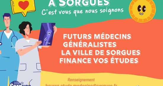 Avis aux futurs médecins généralistes : la ville de Sorgues finance vos études