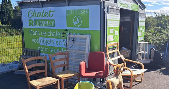 Longue vie aux objets avec les chalets du réemploi