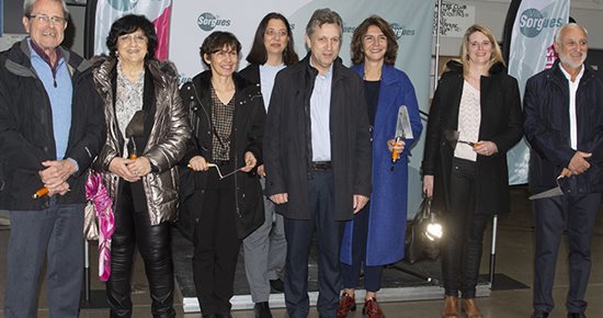 Pose de la première pierre du Pôle Petite Enfance