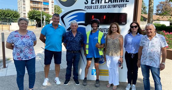 En route vers la cérémonie d’ouverture des Jeux Paralympiques : Thomas Sorel fait étape à Sorgues