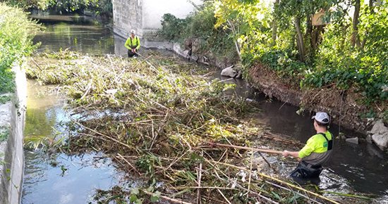 Mise au chômage du Canal de Vaucluse