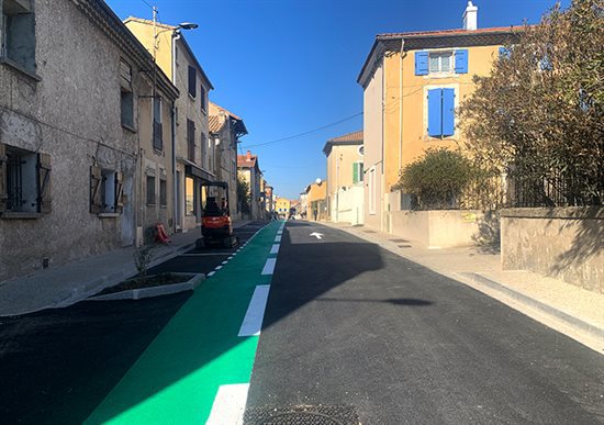 Avenue Achille Maureau : les travaux sont terminés, place à une circulation en sens unique