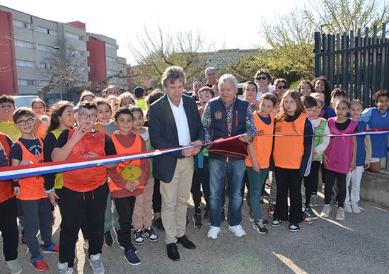 Inauguration du plateau sportif de l’école Elsa Triolet