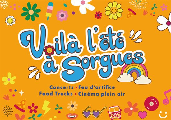 Voilà l'été à Sorgues ! Découvrez le programme des festivités de cet été