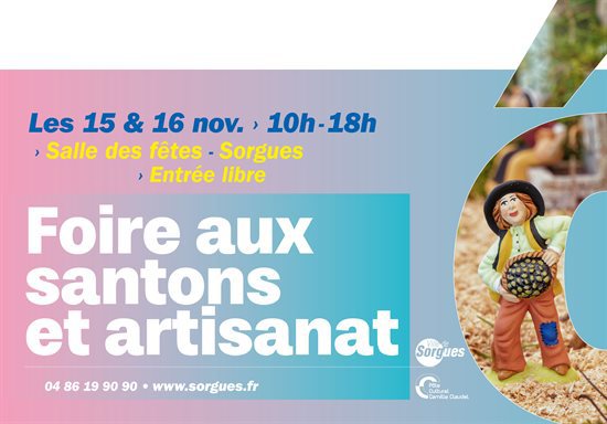 La Foire aux Santons et Artisanat revient à Sorgues