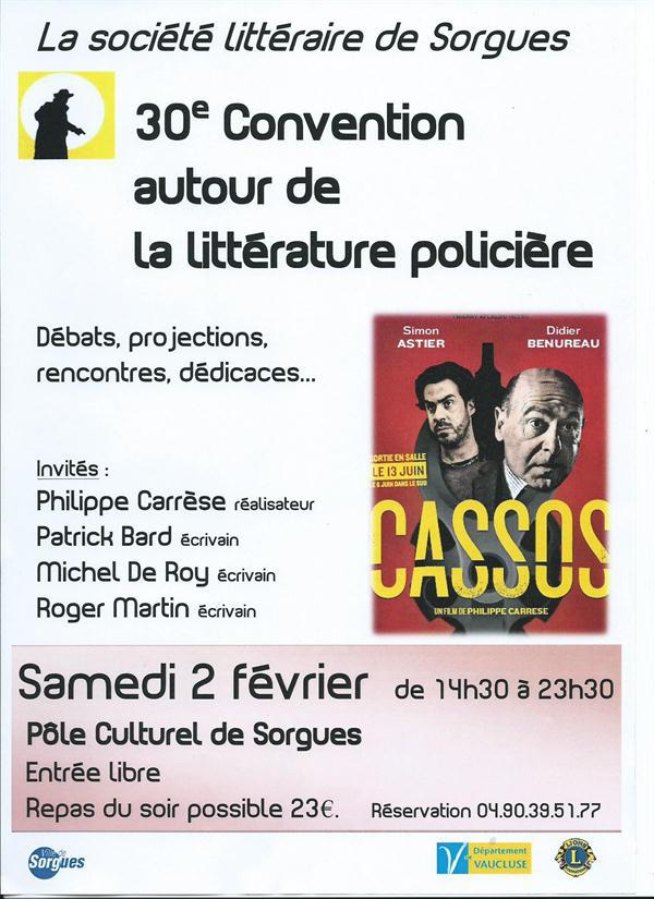 30ème Convention autour de la littérature policière