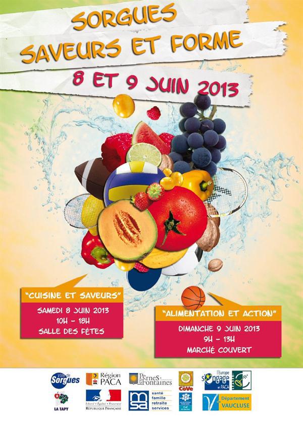 Sorgues Saveurs et Forme - Programme ici