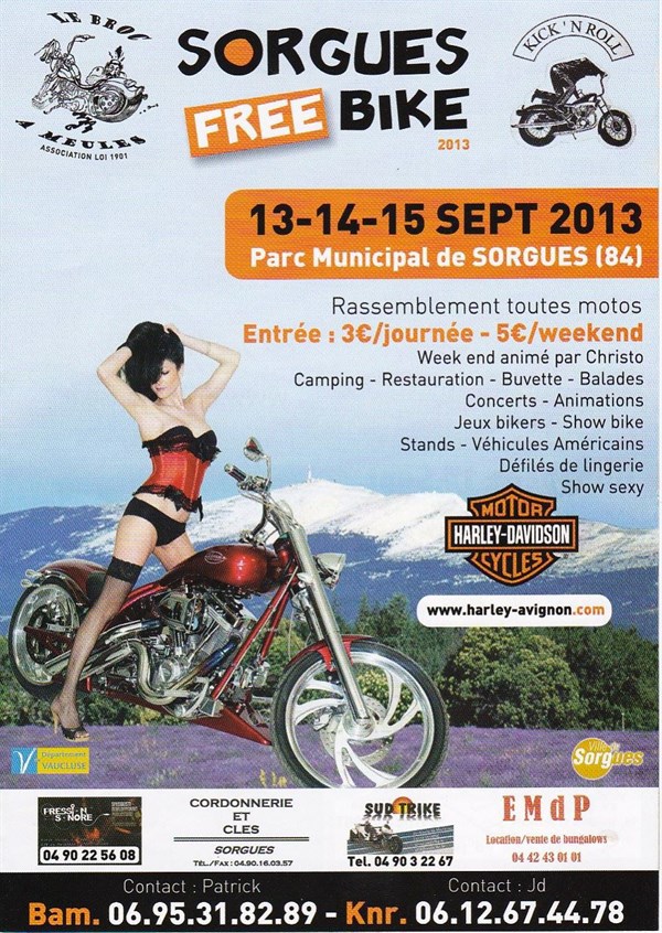 Rassemblement motos - Le Broc à Meules