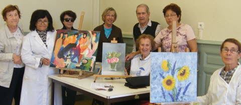 Exposition peinture Sorgues couleurs et formes