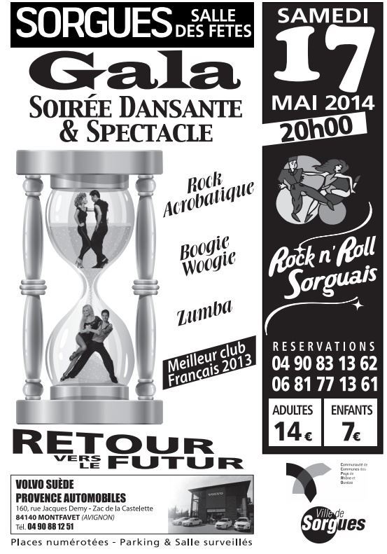 Soirée dansante et spectacle rock