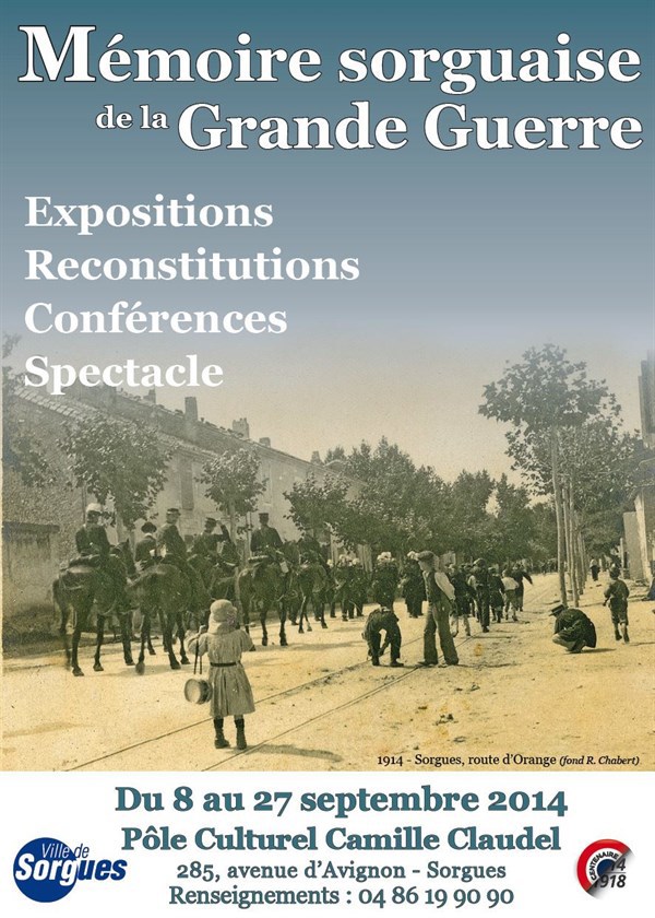 Le centenaire de la 1ère Guerre Mondiale - Programme ici