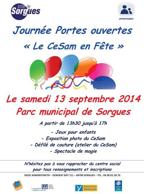 Journée Portes ouvertes du CeSam