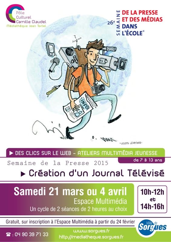 Semaine de la presse - Jeunesse - Création d'un journal télévisé