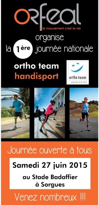 Journée nationale Orto team handisport