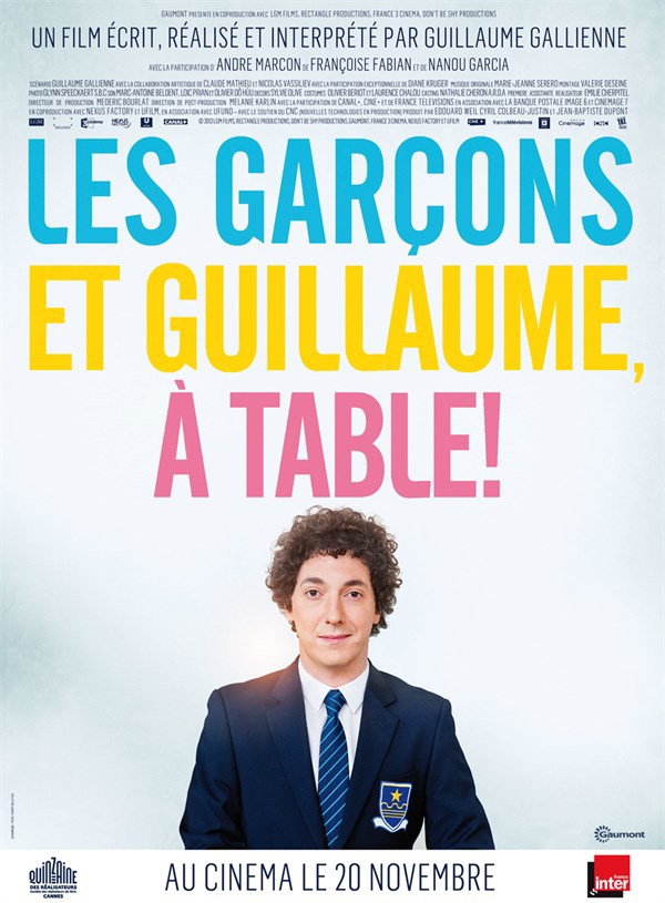Cinéma plein air : "Les garçons, Guillaume à table"