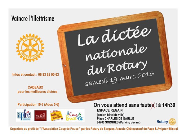 La dictée nationale du Rotary